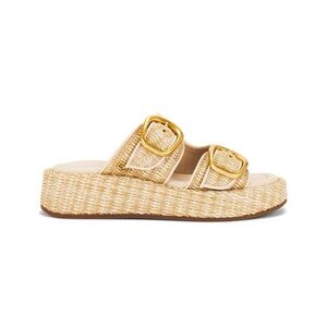 Sam Edelman Nerissa Sandal in Natural Weave, Size 8